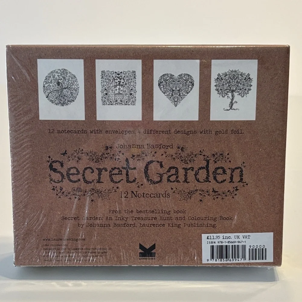 Secret Garden Notecards Set by Johanna Basford